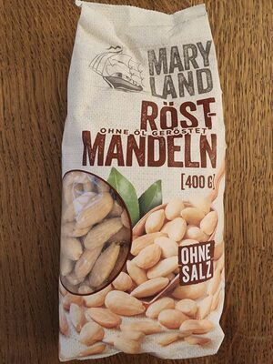 Maryland Röst-Mandeln ohne Öl geröstet 400g