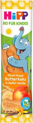 Bio Hipp Müesli-Freund Elefant Butterkeks in Apfel-Vanille ab 1+ 20g