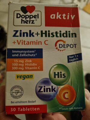 Doppelherz Zink+Histidin Depot 30Tabletten 32,1g
