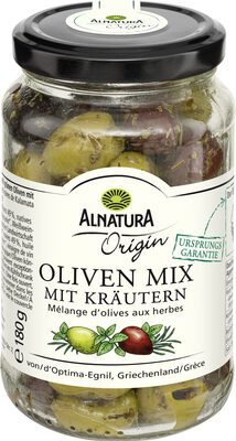 Bio Alnatura Origin Oliven Mix mit Kräutern 180g