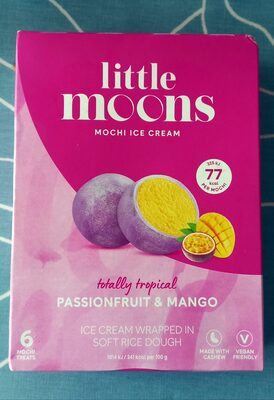 Little Moons Mochi Eis Tropical Mango & Passionsfrucht 6x32g