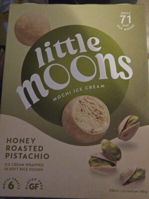 Little Moons Mochi Eis Honig geröstete Pistazie 6x32g