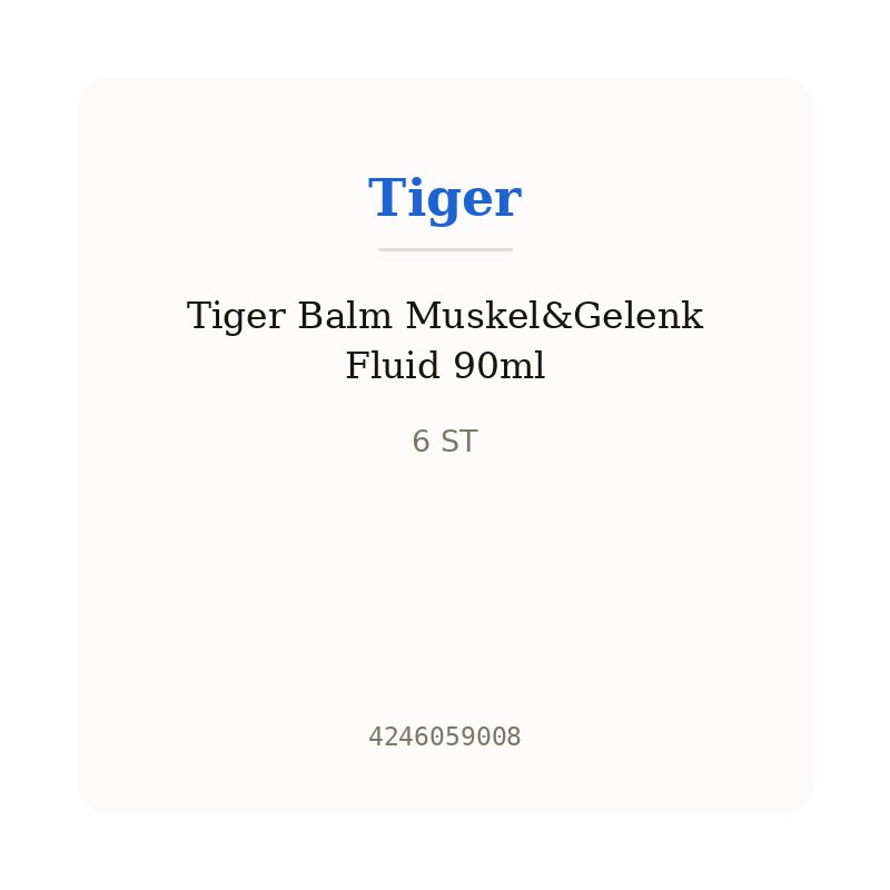 Tiger Balm Muskel&Gelenk Fluid 90ml