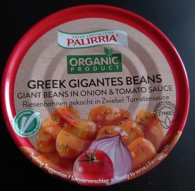 Bio Palirria Riesenbohnen in Zwiebel-Tomatensauce 200g
