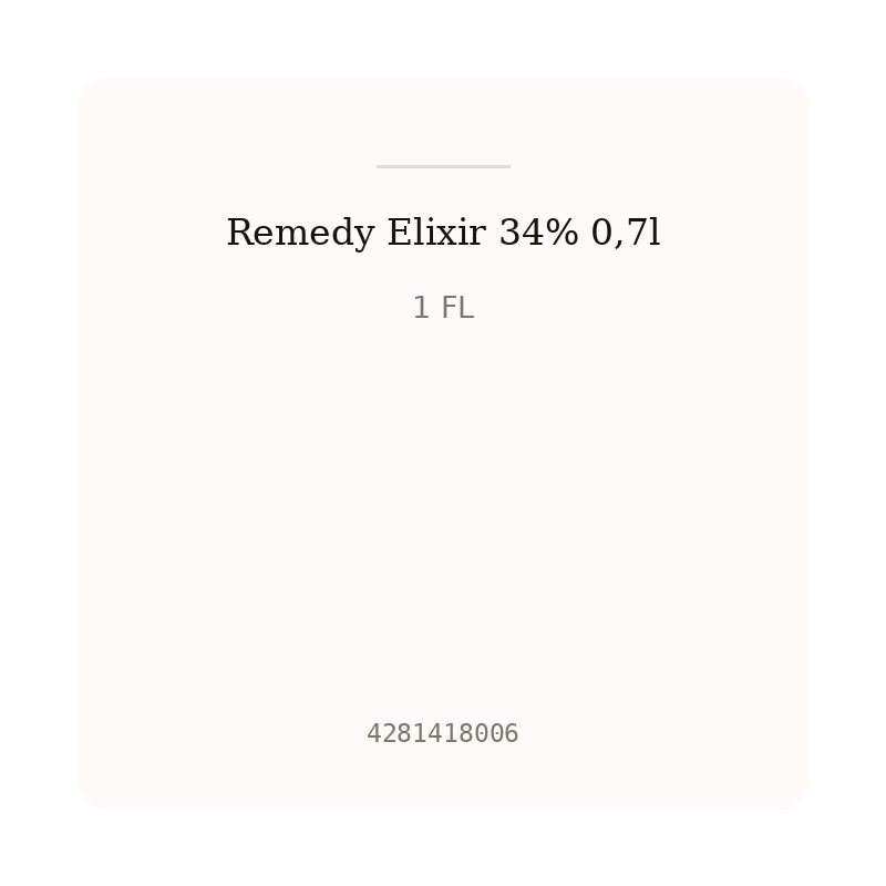 Remedy Elixir 34% 0,7l