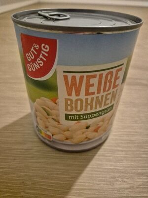 GUT&GÜNSTIG Weisse Bohnen mit Suppengrün 800g