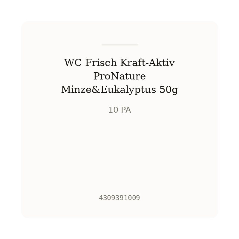 WC Frisch Kraft-Aktiv ProNature Minze&Eukalyptus 50g