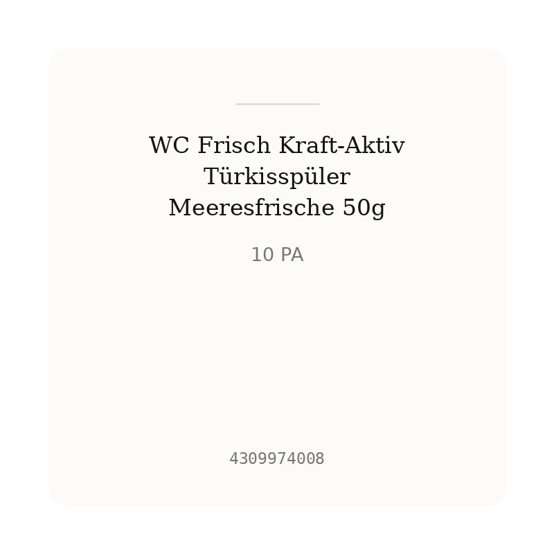 WC Frisch Kraft-Aktiv Türkisspüler Meeresfrische 50g