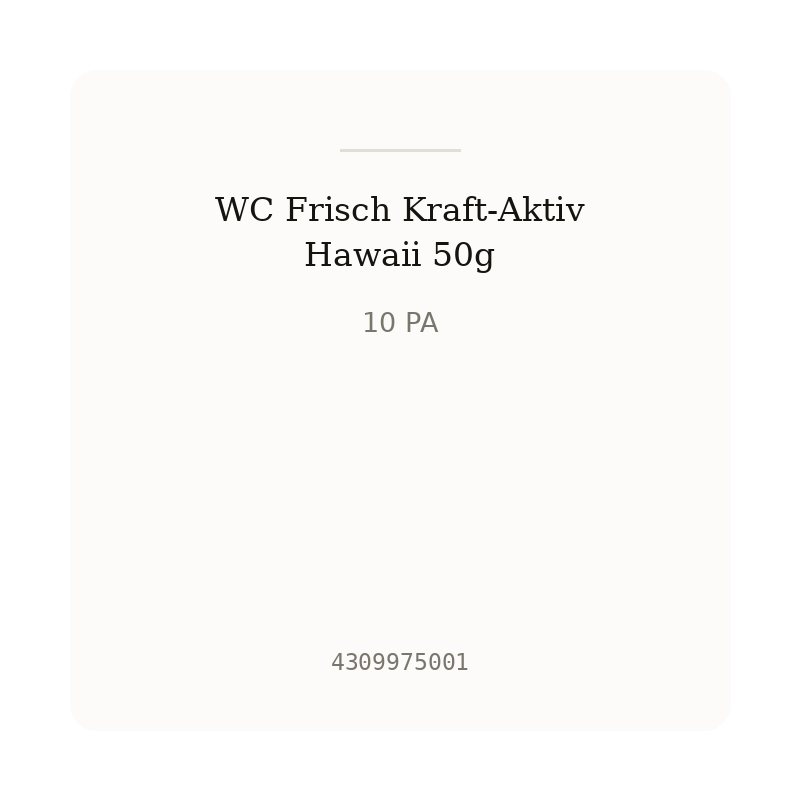 WC Frisch Kraft-Aktiv Hawaii 50g