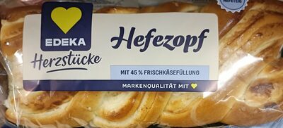 EDEKA Herzstücke Hefezopf Frischkäse 440g