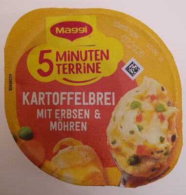 Maggi 5 Minuten Terrine Kartoffelbrei Erbsen Möhren 43g