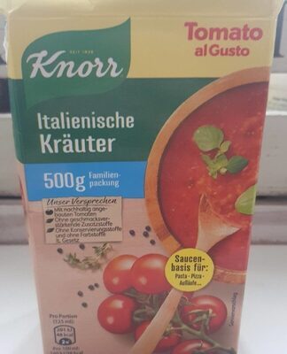 Knorr Tomato al Gusto Italienische Kräuter 500g