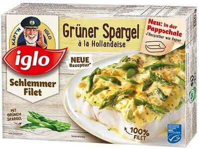 MSC Iglo Schlemmer-Filet Grüner Spargel a la Hollandaise 380g