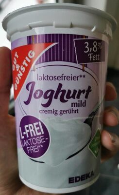 GUT&GÜNSTIG Naturjoghurt mild laktosefrei 3,8% 500g VLOG