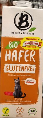 Bio Berief Hafer Drink glutenfrei 1l