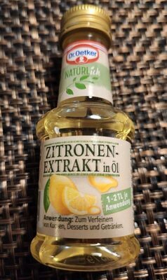 Dr.Oetker Natürlich Zitronenextrakt 35ml