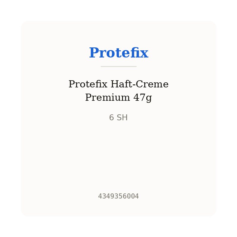Protefix Haft-Creme Premium 47g