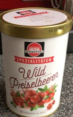 Schwartau Spezialitäten Wildpreiselbeere 330g