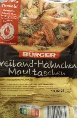 Bürger Maultaschen mit Hähnchenfleisch 300g