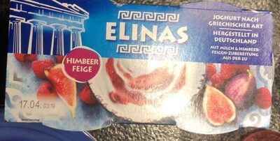 Elinas Joghurt nach Griechischer Art Himbeer-Feige 9,4% 4x150g