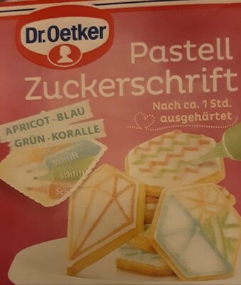 Dr.Oetker Pastell Zuckerschrift 100g