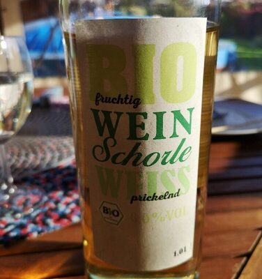 Bio Weinschorle weiß 1l