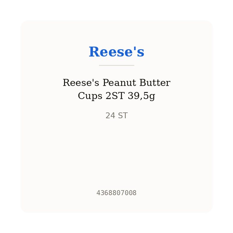 Reese's Peanut Butter Cups 2ST 39,5g