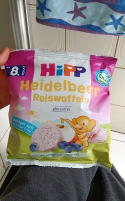 Bio Hipp Reiswaffeln Heidelbeer ab 8.Monat 30g