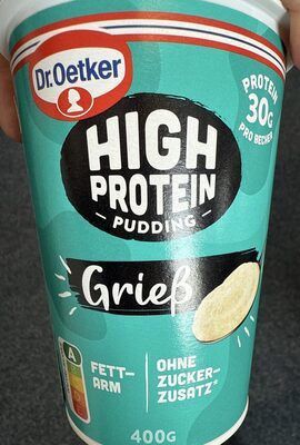Dr.Oetker High Protein Pudding Grieß 400g