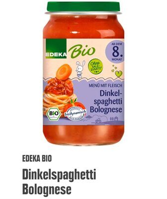 Demeter EDEKA Dinkelspaghetti Bolognese ab dem 8.Monat 220g