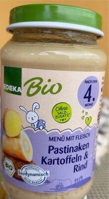 Demeter EDEKA Pastinaken Kartoffeln und Rind ab dem 5.Monat 190g