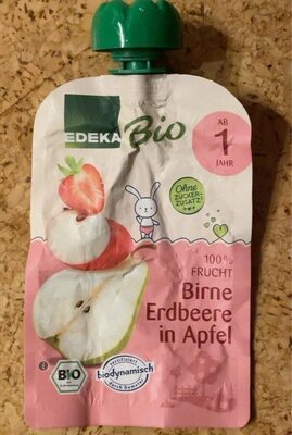 Demeter EDEKA Birne Erdbeere in Apfel ab 1.Jahr 100g