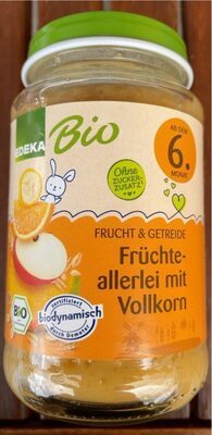 Demeter EDEKA Früchteallerlei mit Vollkorn ab dem 6.Monat 190g
