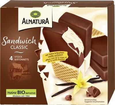 Bio Alnatura Sandwich Eis 4x110ml