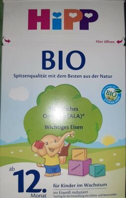 Bio Hipp Kindermilch ab dem 12.Monat 600g
