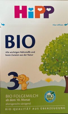 Bio Hipp 3 Milchnahrung ab dem 10.Monat 2x300g