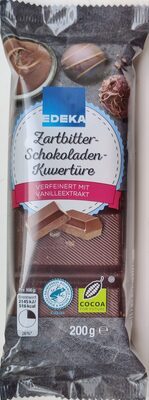 EDEKA Herzstücke Zartbitter Schokoladen Kuvertüre 200g