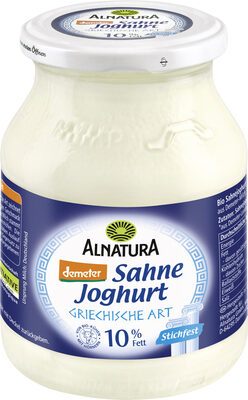 Demeter Alnatura Sahnejoghurt griechische Art 10% 480g MW