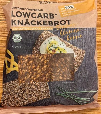 Bio Panifactum Lowcarb Knäckebrot Crunchy Sonnenblumenkerne 200g