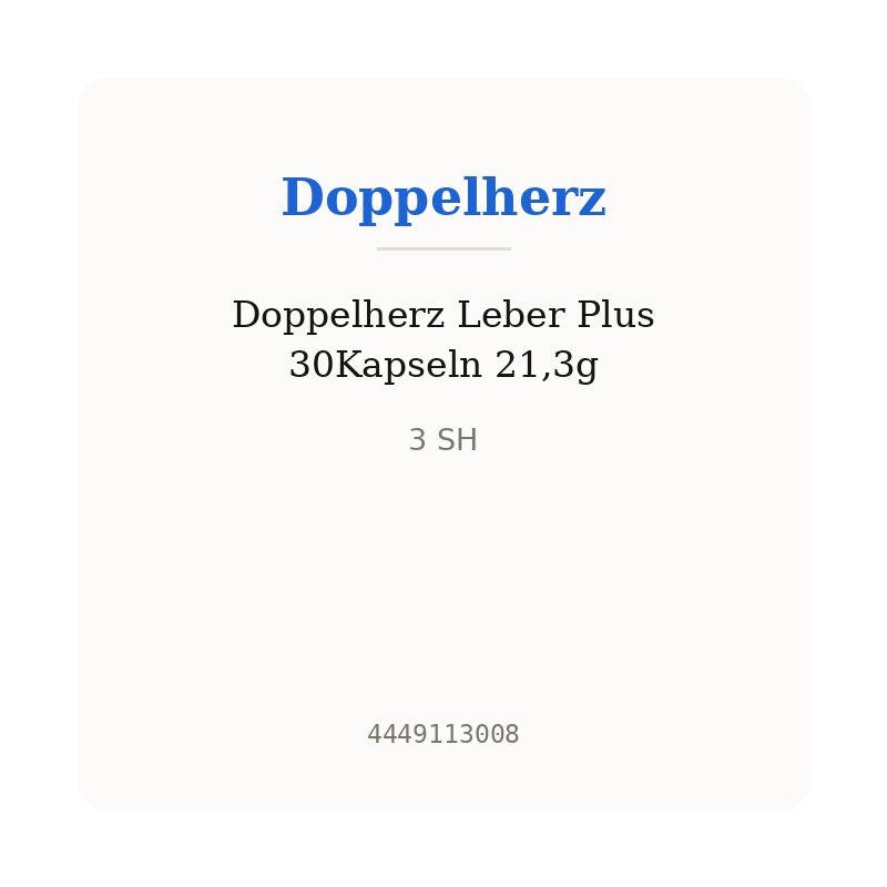 Doppelherz Leber Plus 30Kapseln 21,3g