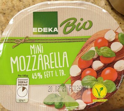Bio EDEKA Mini Mozzarella 45% 250g