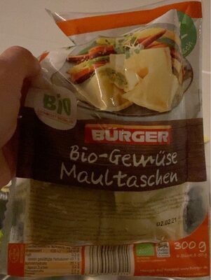 Bio Bürger Gemüsemaultaschen 300g