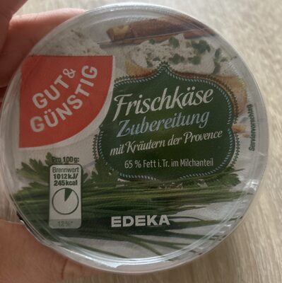 GUT&GÜNSTIG Frischkäse Kräuter 65% Doppelrahmstufe 150g