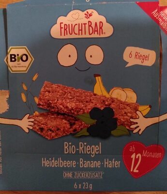 Bio Fruchtbar Riegel Heidelbeer Banane 6x23g