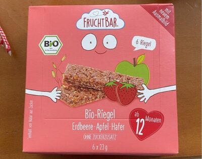 Bio Fruchtbar Riegel Erdbeer Apfel 6x23g