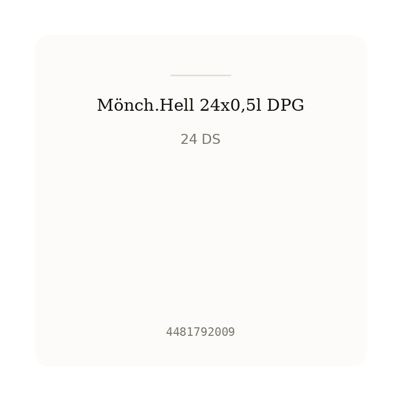 Mönch.Hell 24x0,5l DPG