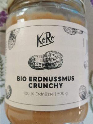 Bio Koro Crunchy Erdnussmus 500g