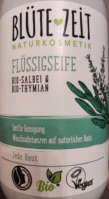 BLÜTEZEIT Flüssigseife mit Bio-Salbei&Bio-Thymian 300ml