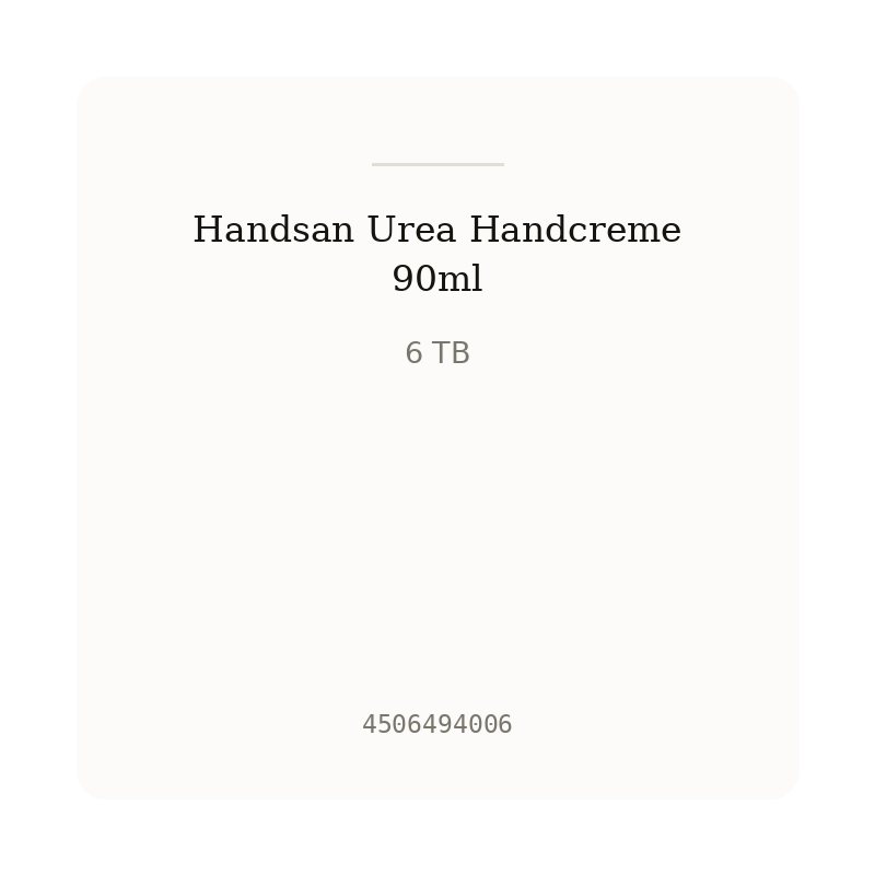 Handsan Urea Handcreme 90ml