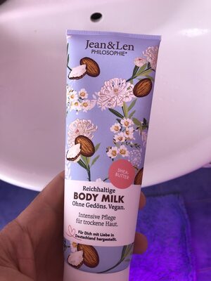Jean&Len Philosophie Bodymilk mit Sheabutter 250ml